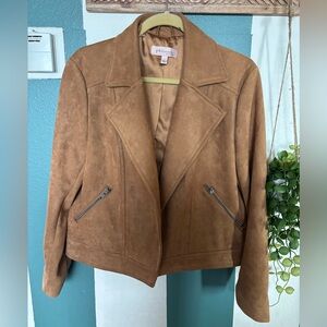 Philosophy Tan Suede Women's Blazer